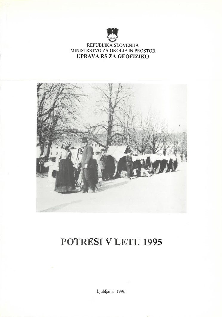 Potresi v letu 1995